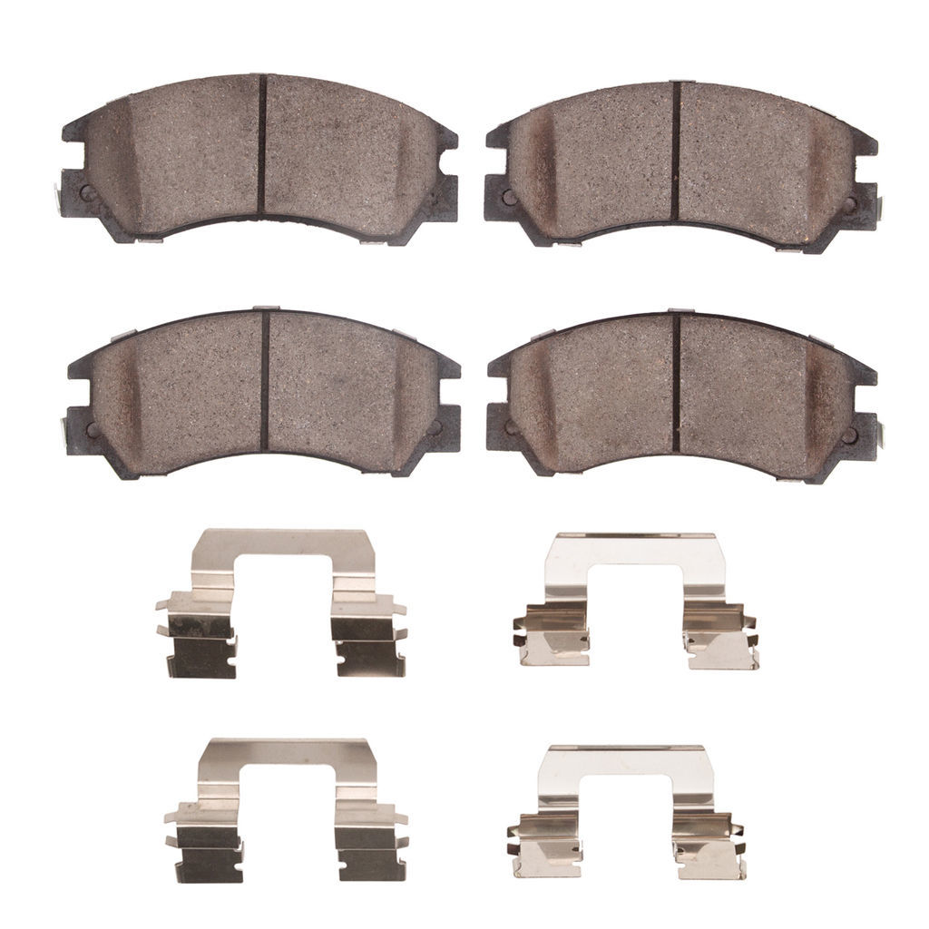 Dynamic Friction 1551-0311-01 - 5000 Advanced Ceramic Brake Pads With Hardware