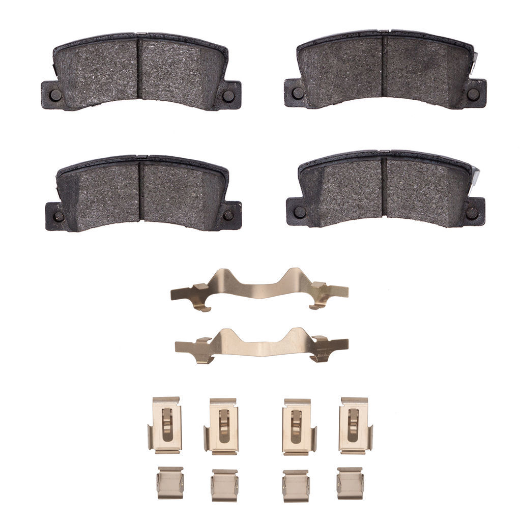 Dynamic Friction 1551-0325-02 - 5000 Advanced Ceramic Brake Pads With Hardware