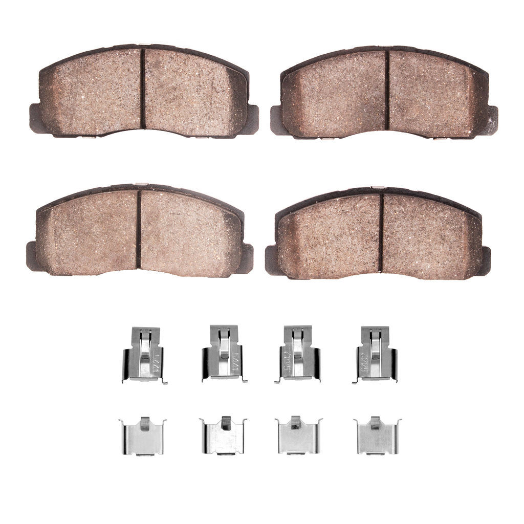 Dynamic Friction 1551-0328-02 - 5000 Advanced Ceramic Brake Pads With Hardware