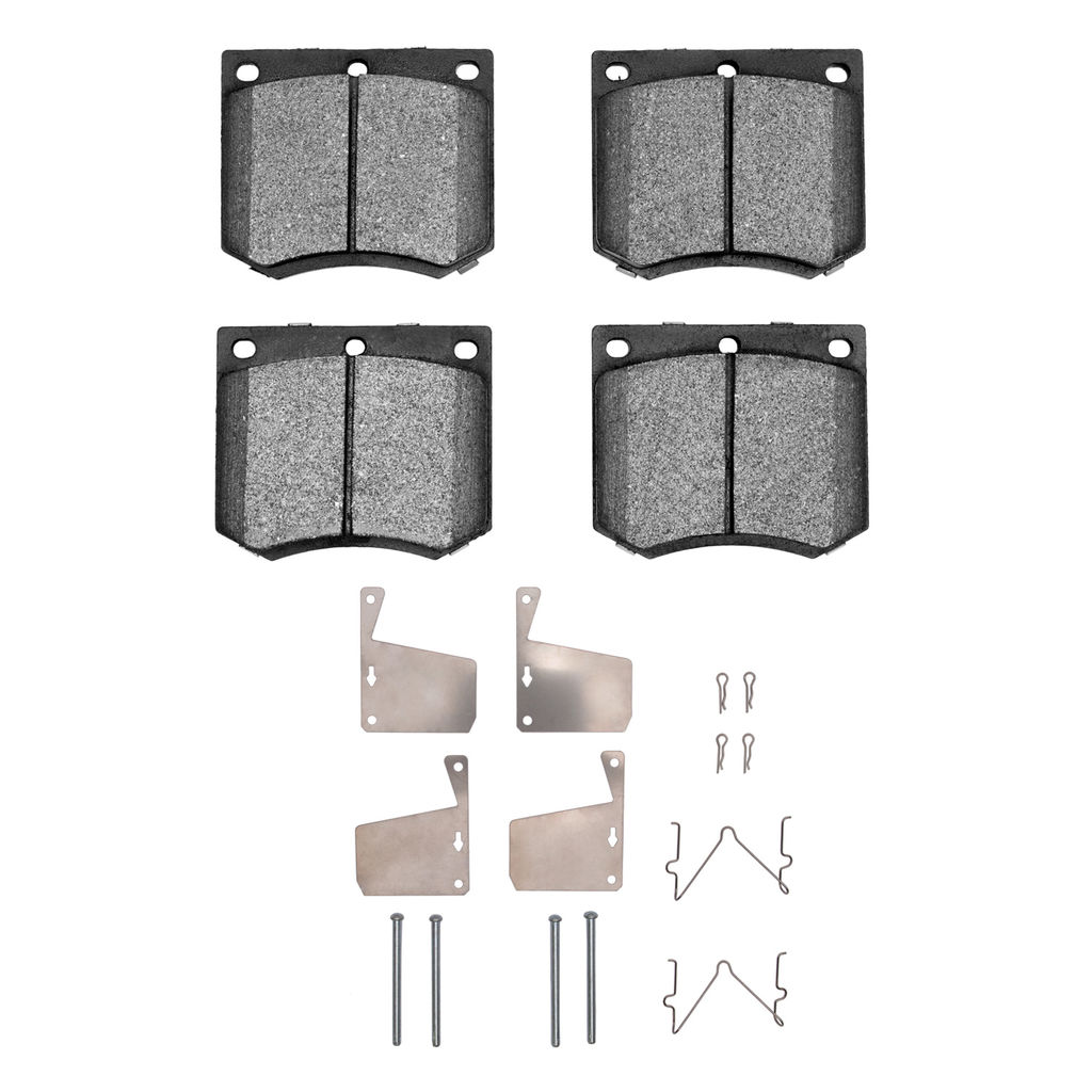 Dynamic Friction 1551-0330-02 - 5000 Advanced Ceramic Brake Pads With Hardware