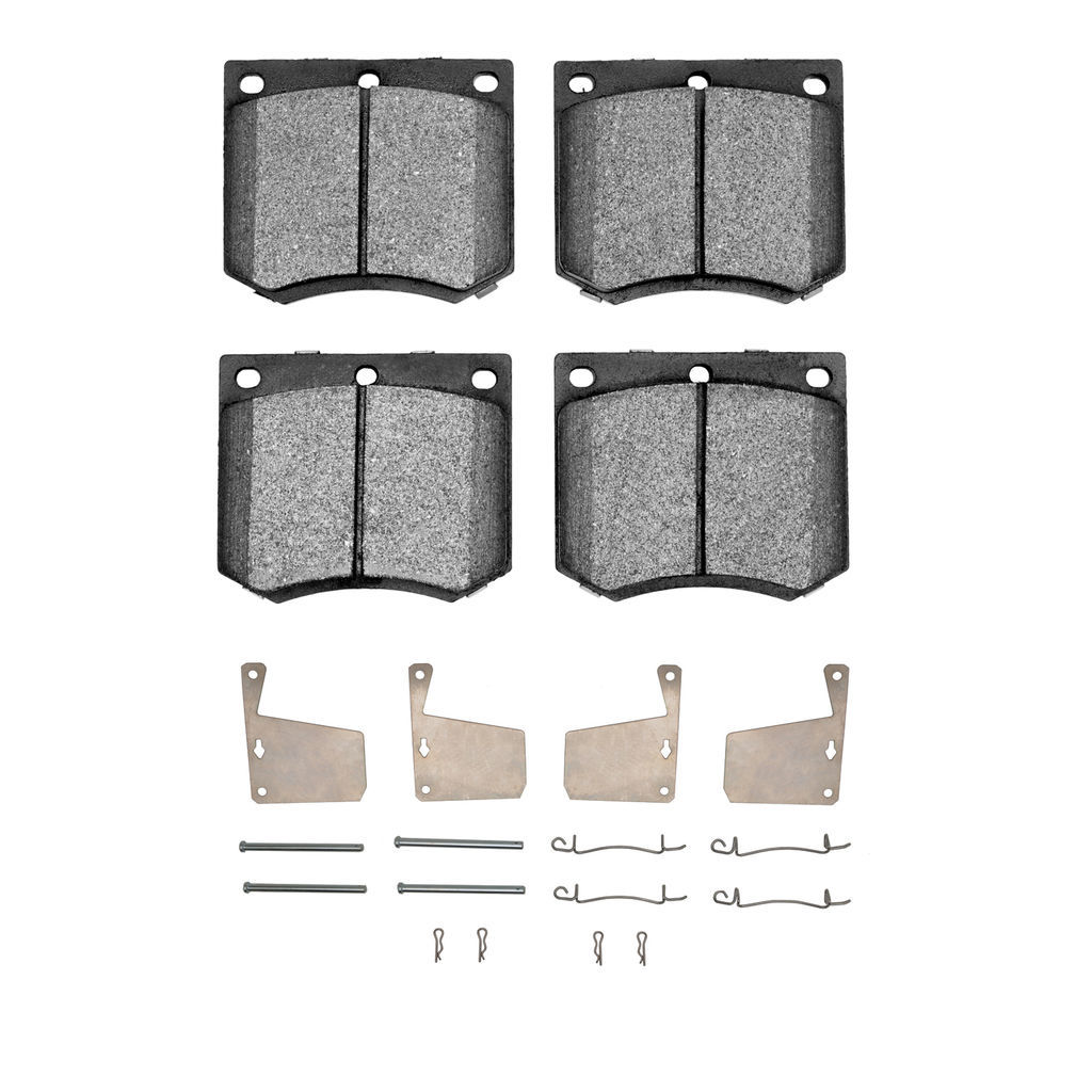 Dynamic Friction 1551-0330-03 - 5000 Advanced Ceramic Brake Pads With Hardware