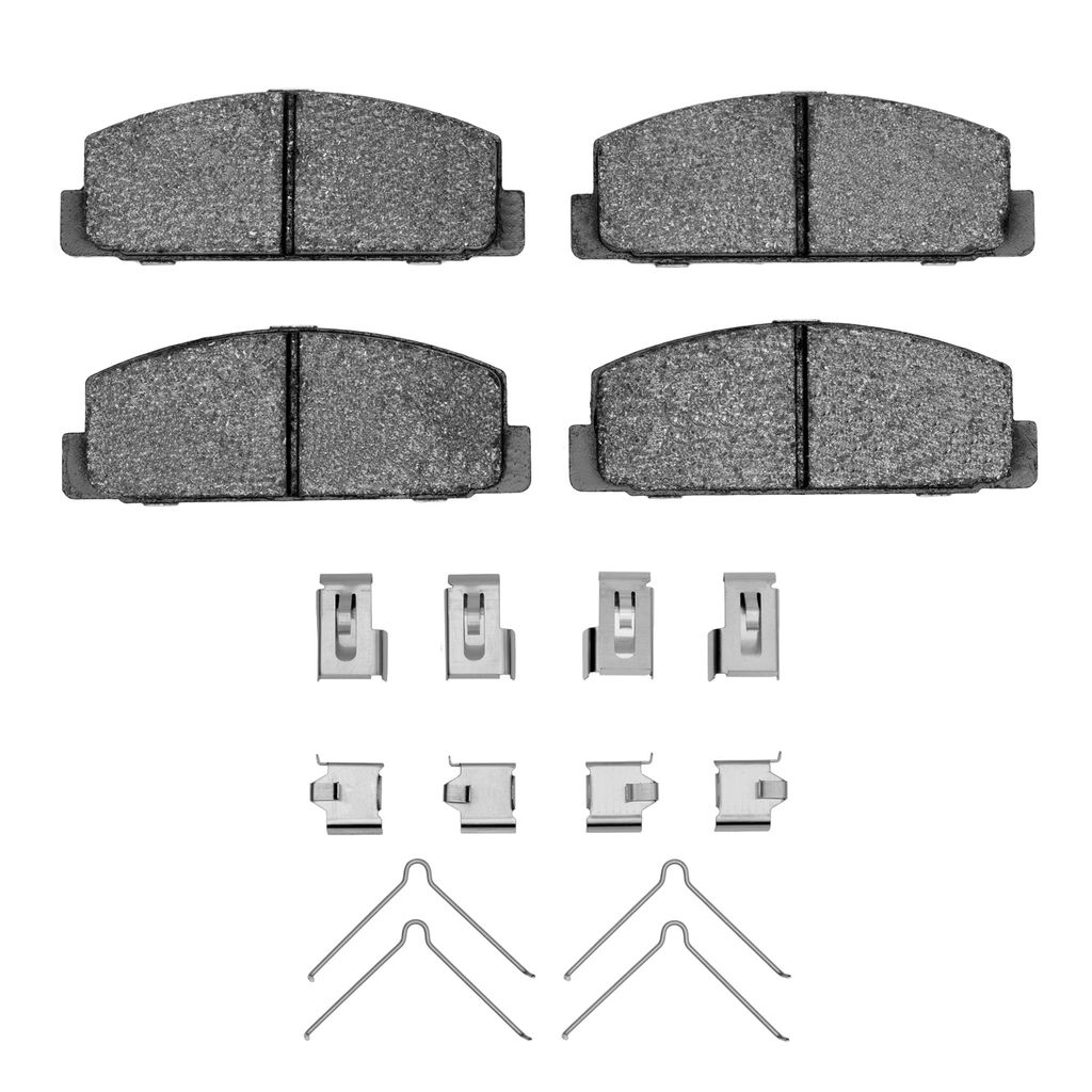 Dynamic Friction 1551-0332-01 - 5000 Advanced Ceramic Brake Pads With Hardware