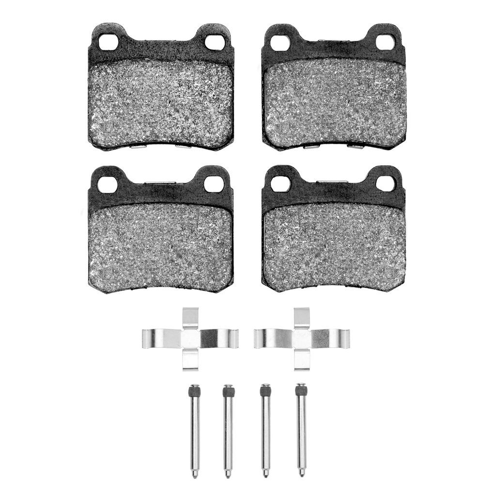 Dynamic Friction 1551-0335-01 - 5000 Advanced Low Metallic Brake Pads With Hardware