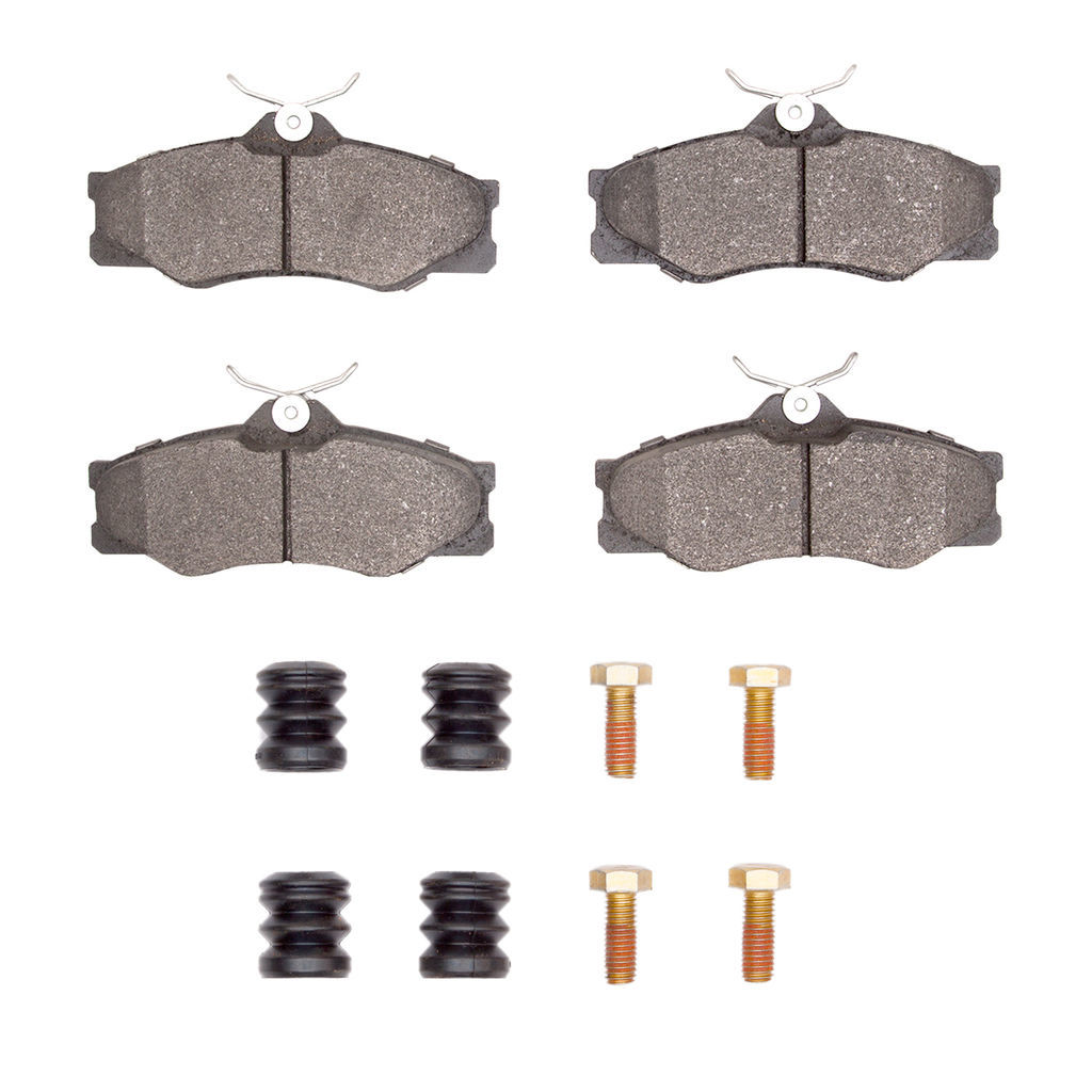 Dynamic Friction 1551-0338-01 - 5000 Advanced Semi Metallic Brake Pads With Hardware