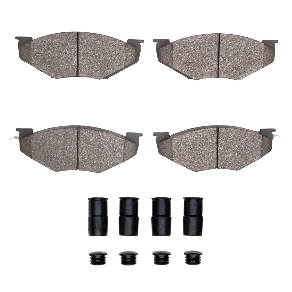 Dynamic Friction 1551-0367-01 - 5000 Advanced Semi Metallic Brake Pads With Hardware