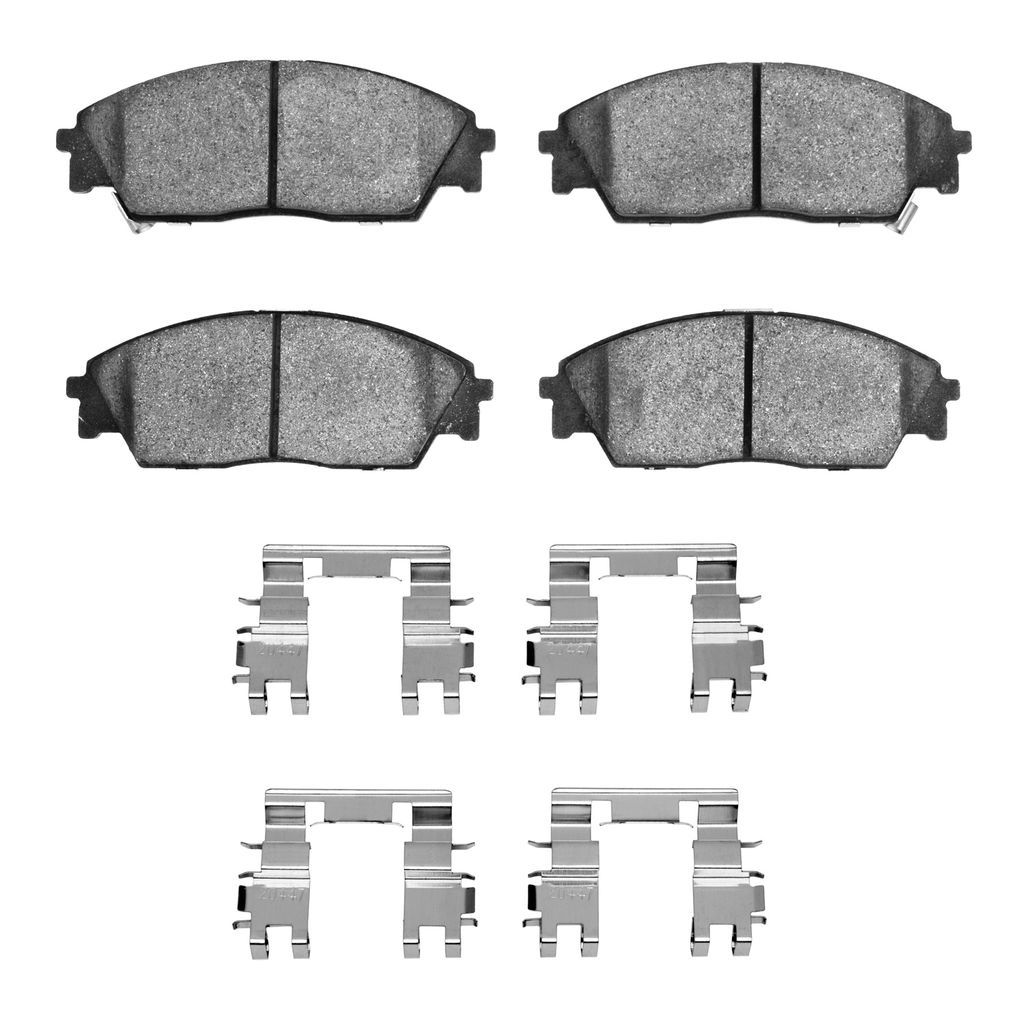 Dynamic Friction 1551-0373-01 - 5000 Advanced Semi Metallic Brake Pads With Hardware