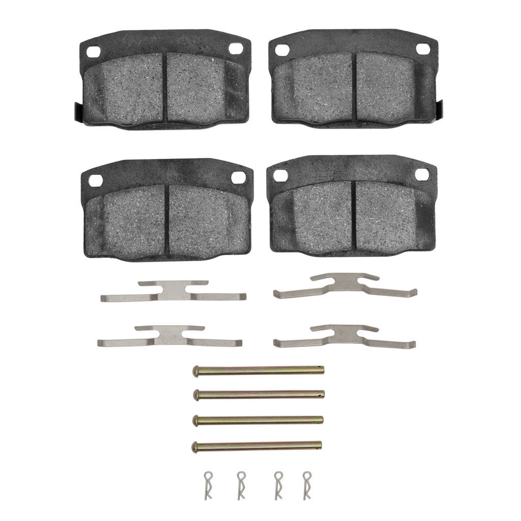 Dynamic Friction 1551-0378-02 - 5000 Advanced Semi Metallic Brake Pads With Hardware