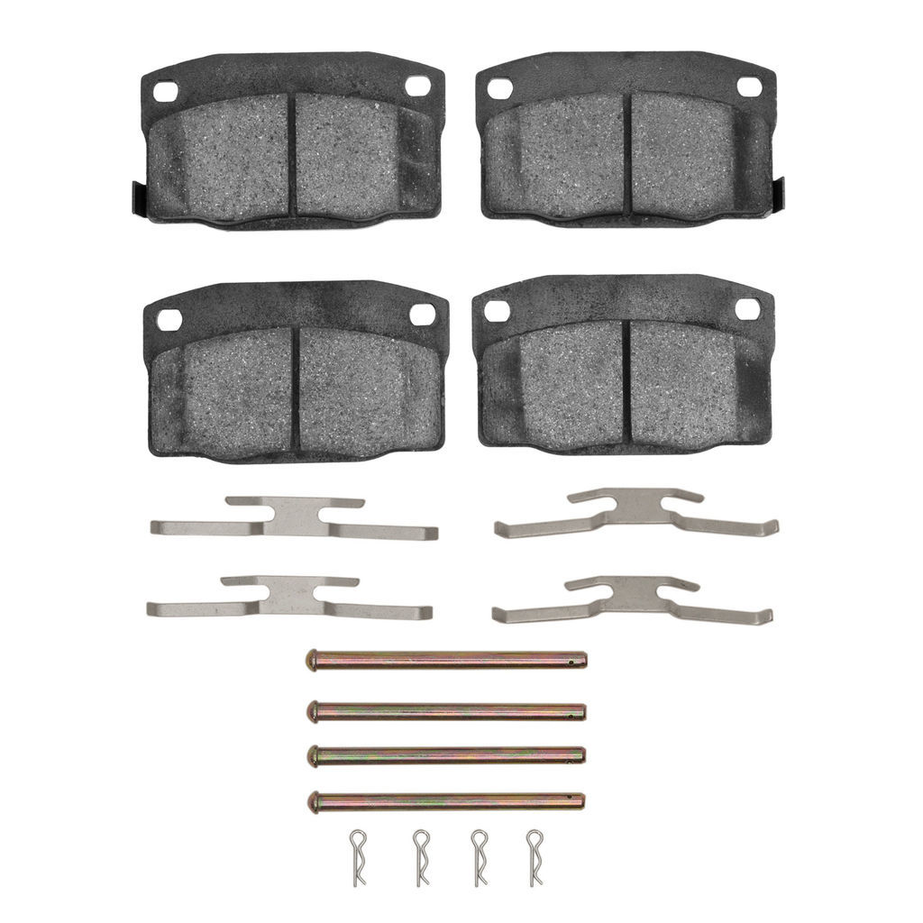 Dynamic Friction 1551-0378-03 - 5000 Advanced Semi Metallic Brake Pads With Hardware
