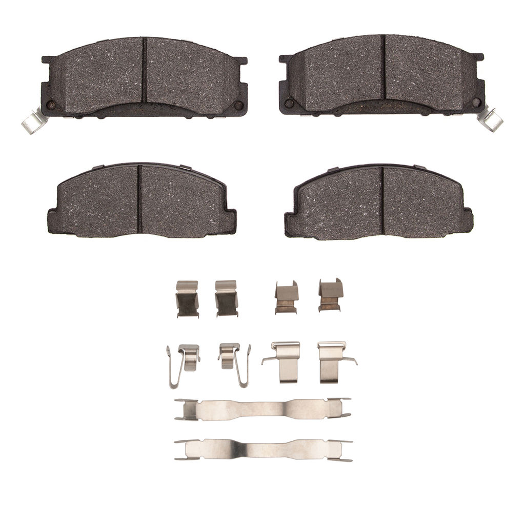 Dynamic Friction 1551-0388-01 - 5000 Advanced Semi Metallic Brake Pads With Hardware