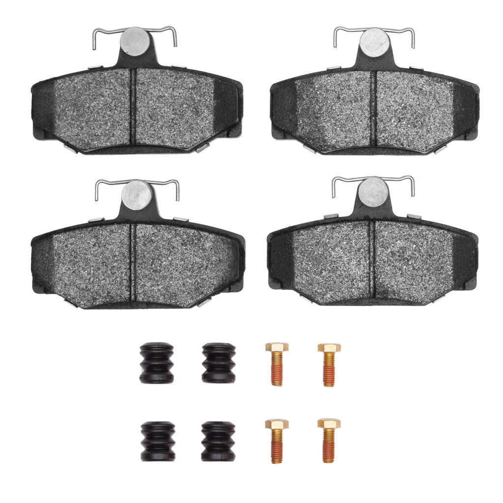Dynamic Friction 1551-0391-01 - 5000 Advanced Low Metallic Brake Pads With Hardware