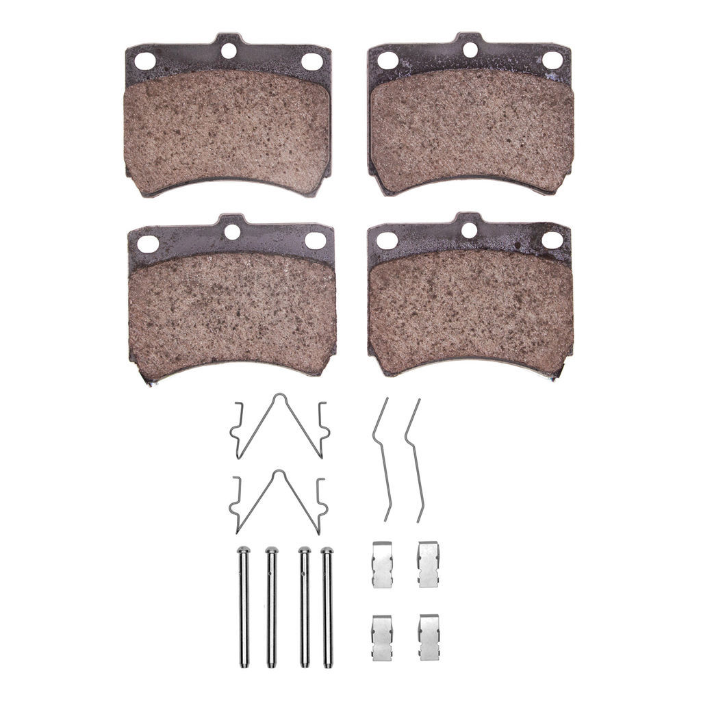 Dynamic Friction 1551-0402-01 - 5000 Advanced Semi Metallic Brake Pads With Hardware