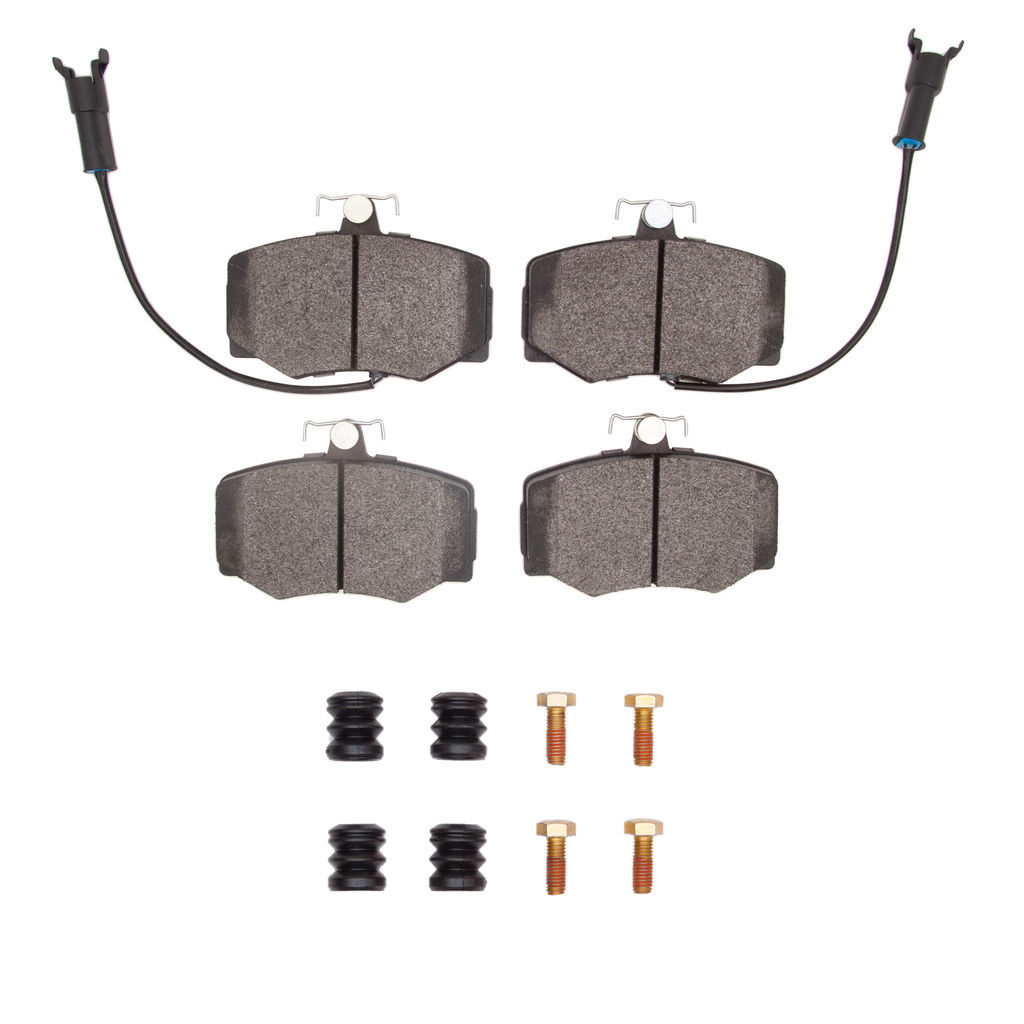 Dynamic Friction 1551-0407-11 - 5000 Advanced Semi Metallic Brake Pads With Hardware