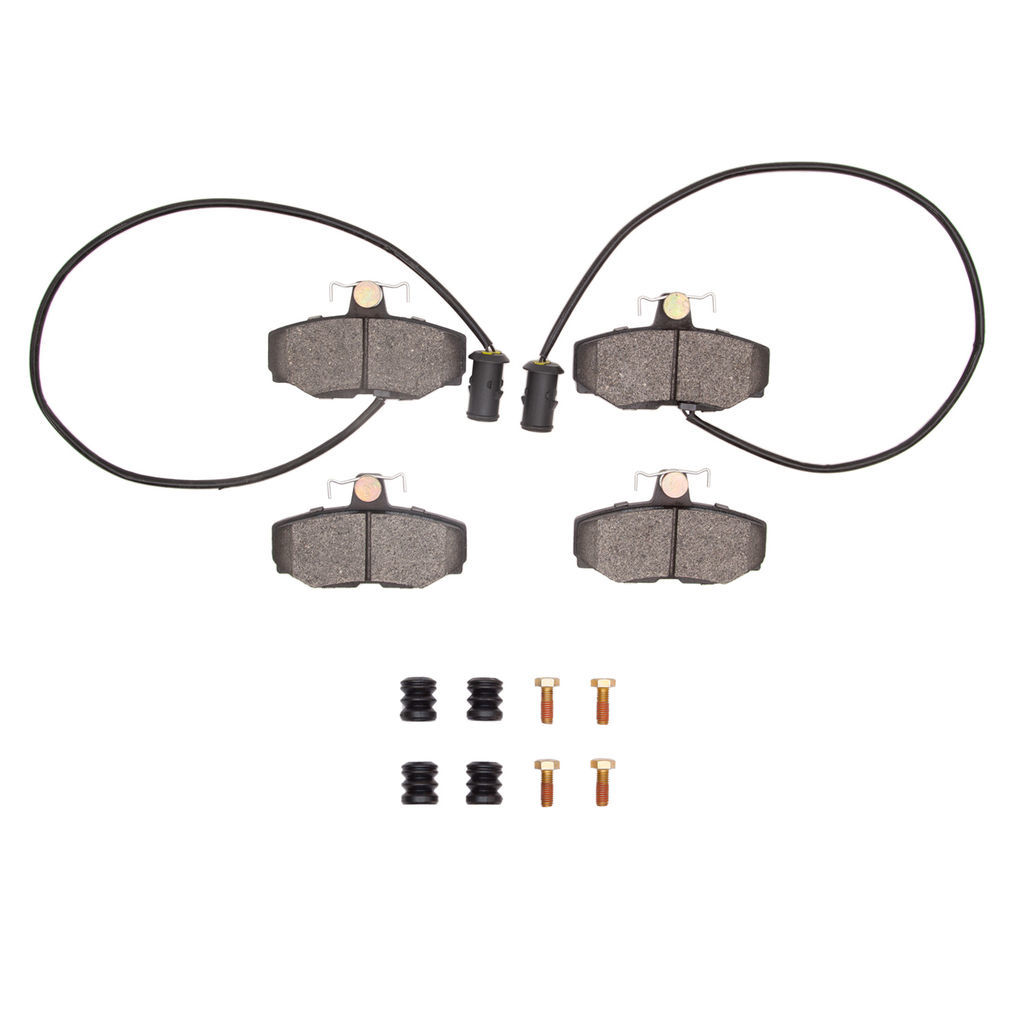 Dynamic Friction 1551-0408-01 - 5000 Advanced Semi Metallic Brake Pads With Hardware