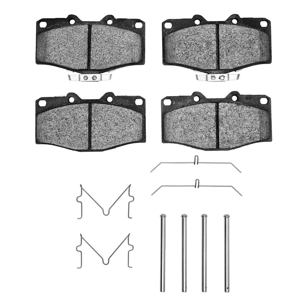 Dynamic Friction 1551-0410-01 - 5000 Advanced Ceramic Brake Pads With Hardware