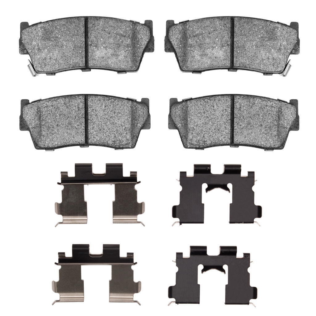 Dynamic Friction 1551-0418-01 - 5000 Advanced Ceramic Brake Pads With Hardware