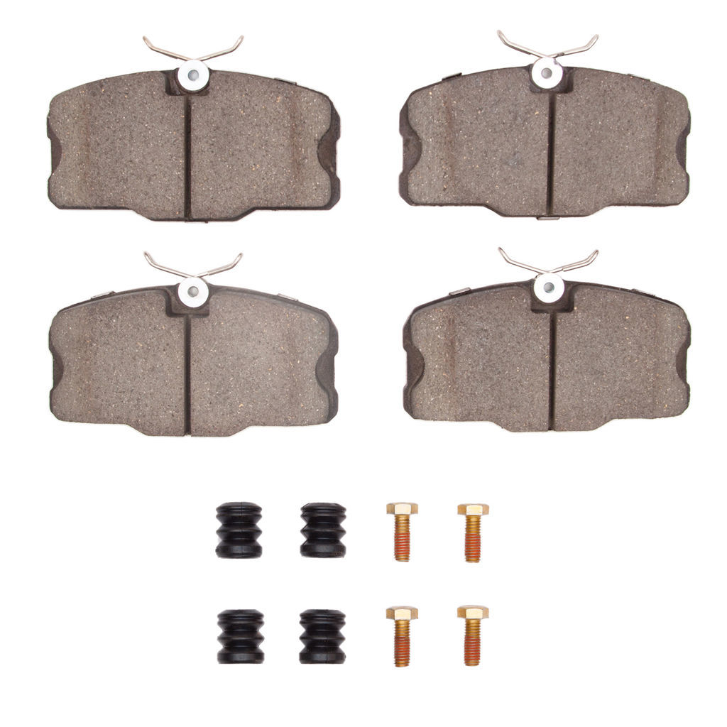 Dynamic Friction 1551-0425-01 - 5000 Advanced Semi Metallic Brake Pads With Hardware