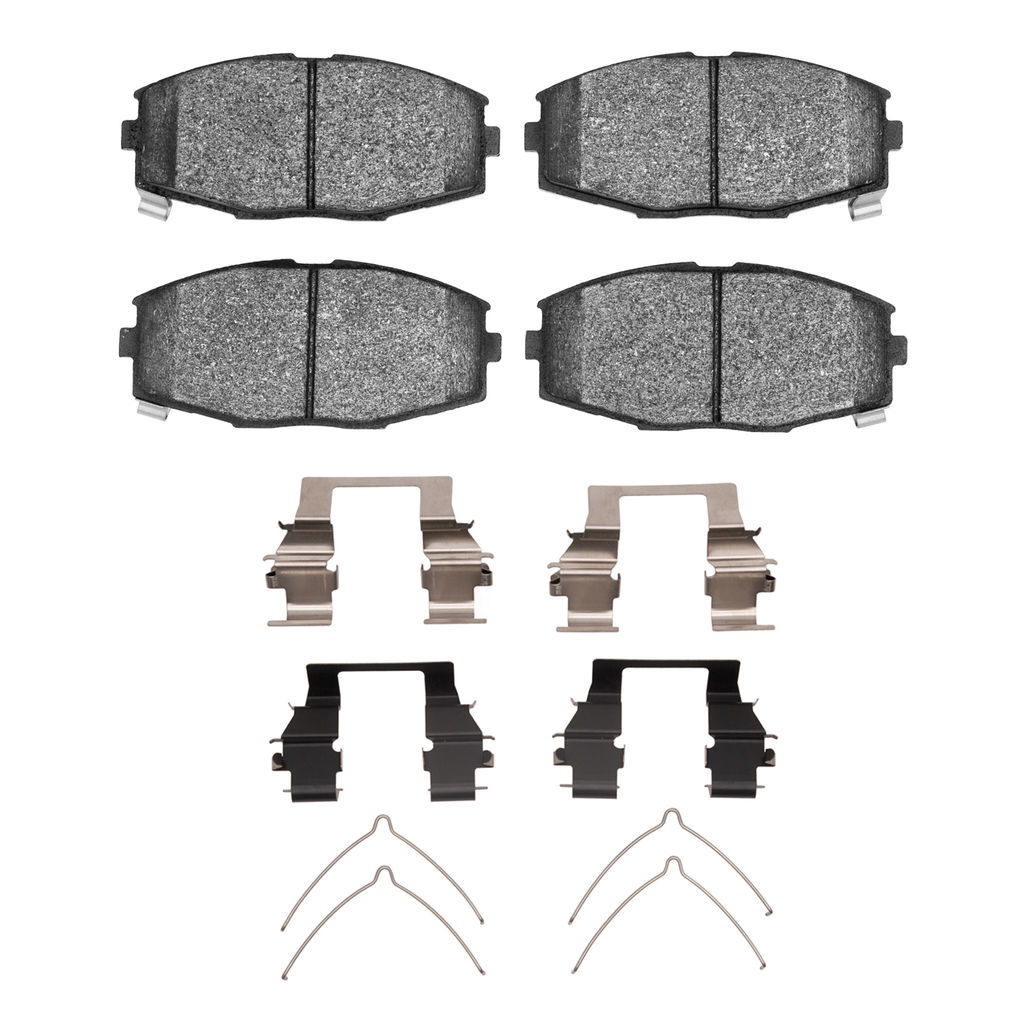 Dynamic Friction 1551-0435-01 - 5000 Advanced Ceramic Brake Pads With Hardware