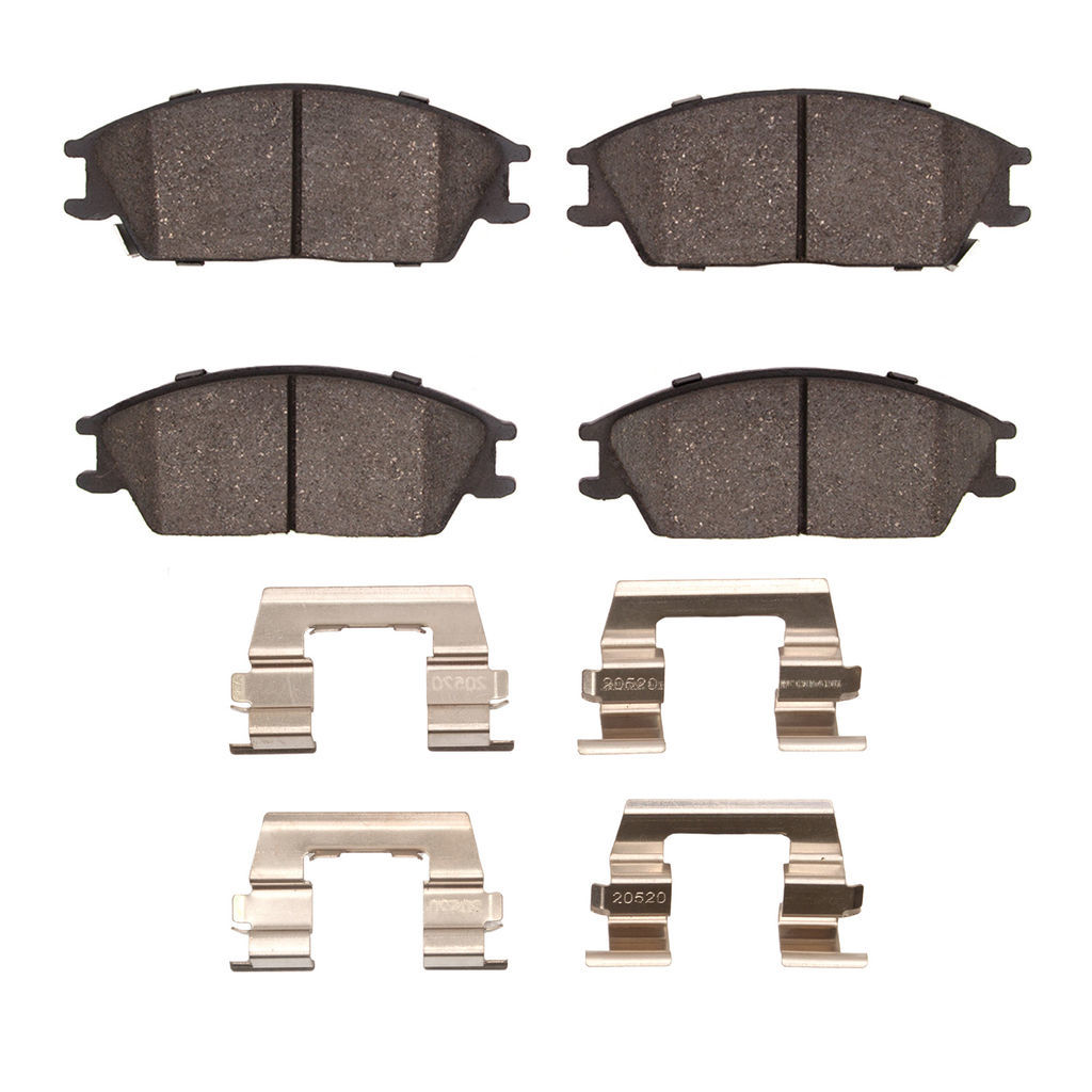 Dynamic Friction 1551-0440-01 - 5000 Advanced Ceramic Brake Pads With Hardware