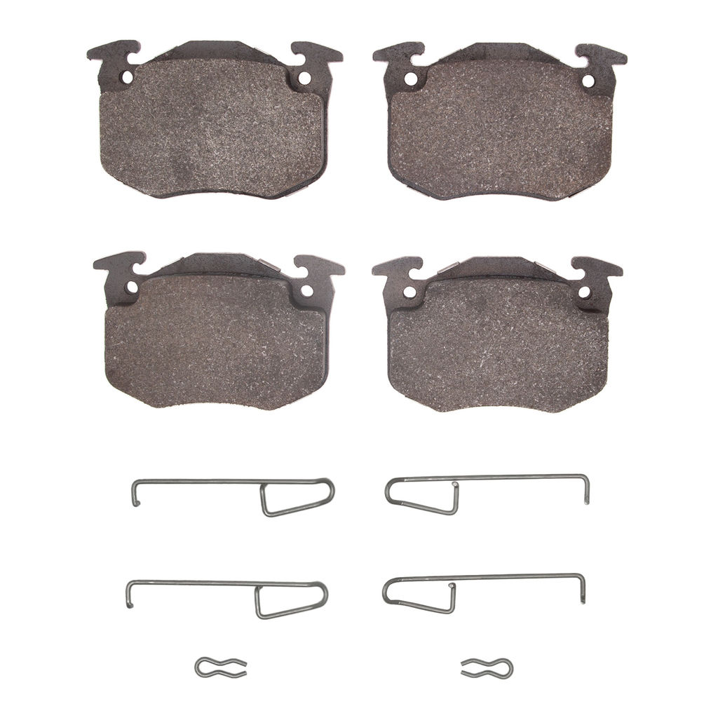 Dynamic Friction 1551-0453-01 - 5000 Advanced Semi Metallic Brake Pads With Hardware