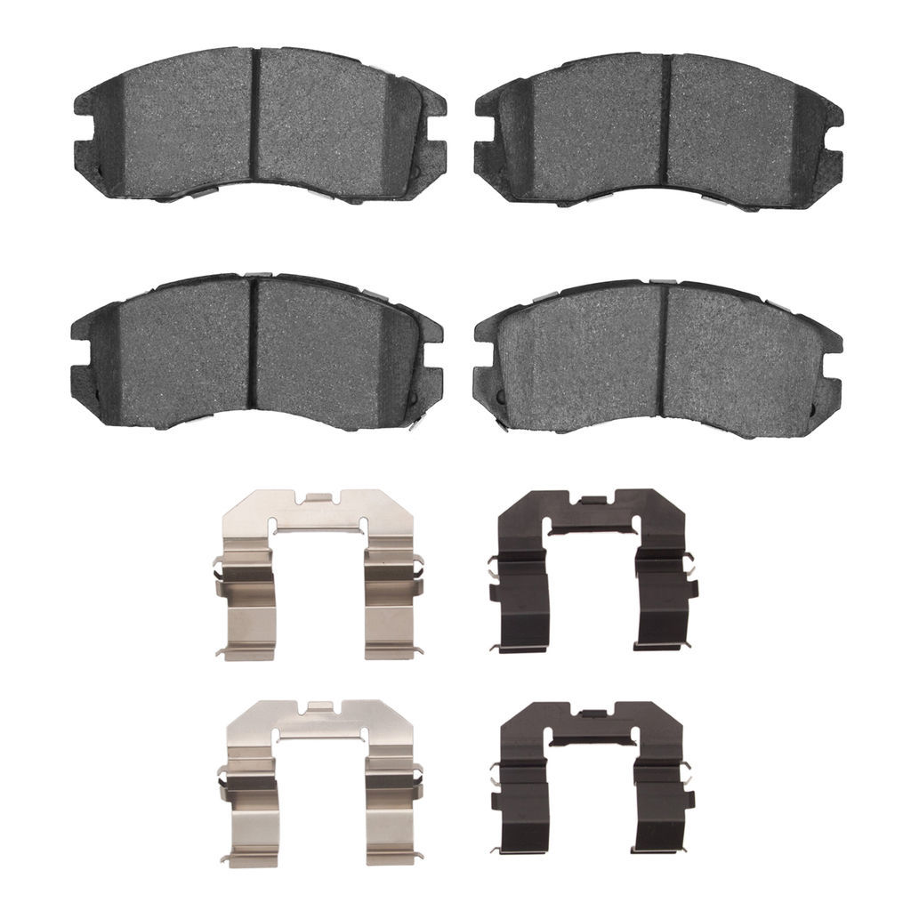 Dynamic Friction 1551-0470-01 - 5000 Advanced Ceramic Brake Pads With Hardware