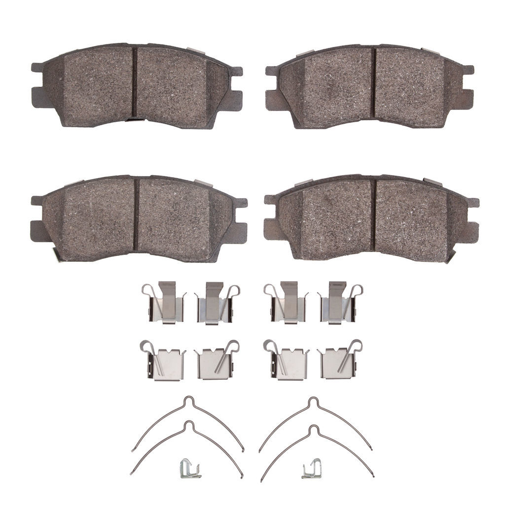 Dynamic Friction 1551-0476-02 - 5000 Advanced Ceramic Brake Pads With Hardware