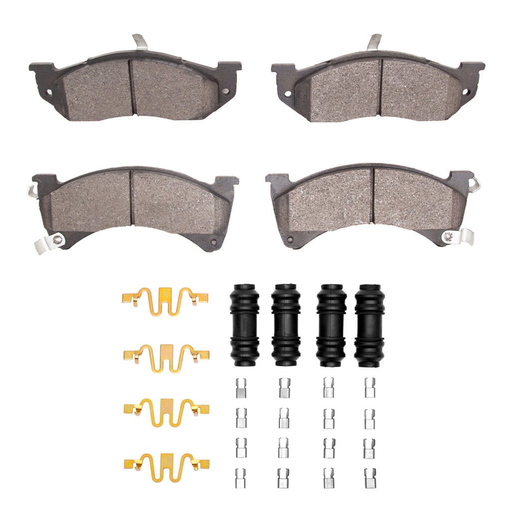 Dynamic Friction 1551-0478-01 - 5000 Advanced Semi Metallic Brake Pads With Hardware