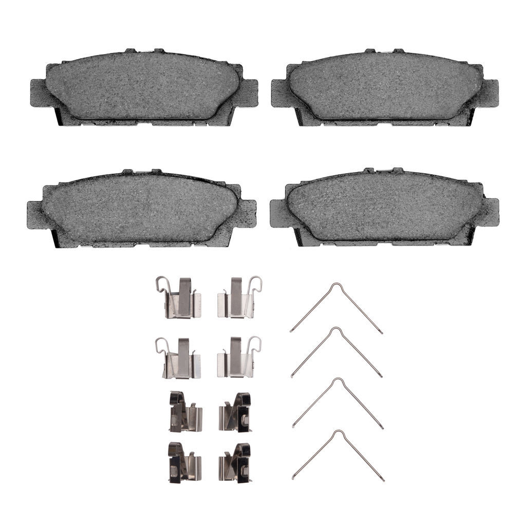 Dynamic Friction 1551-0488-01 - 5000 Advanced Ceramic Brake Pads With Hardware
