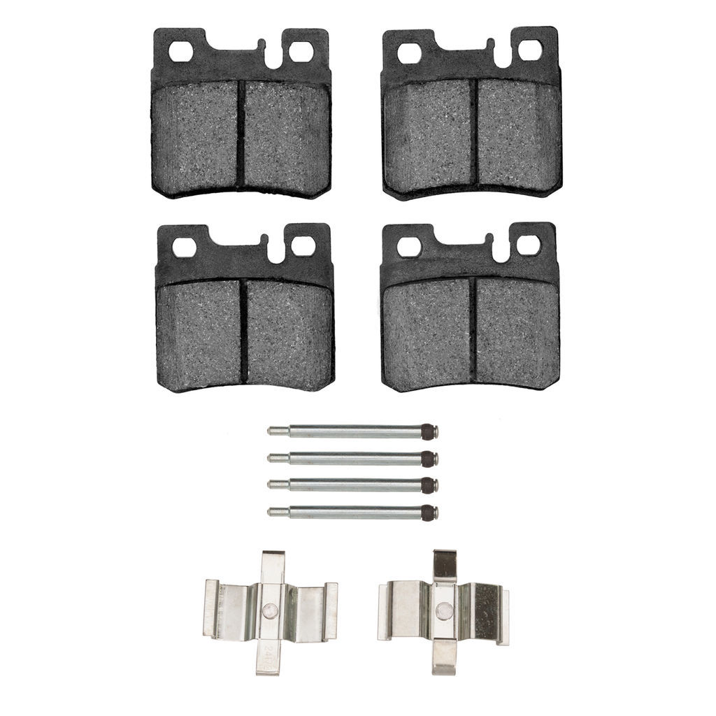 Dynamic Friction 1551-0495-03 - 5000 Advanced Low Metallic Brake Pads With Hardware