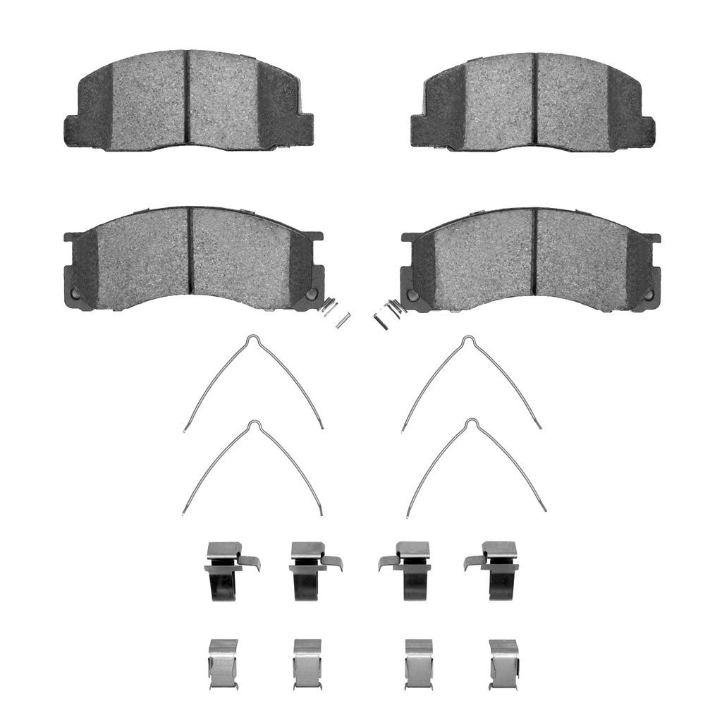 Dynamic Friction 1551-0500-01 - 5000 Advanced Ceramic Brake Pads With Hardware