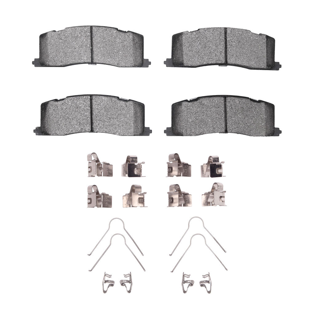 Dynamic Friction 1551-0501-01 - 5000 Advanced Ceramic Brake Pads With Hardware