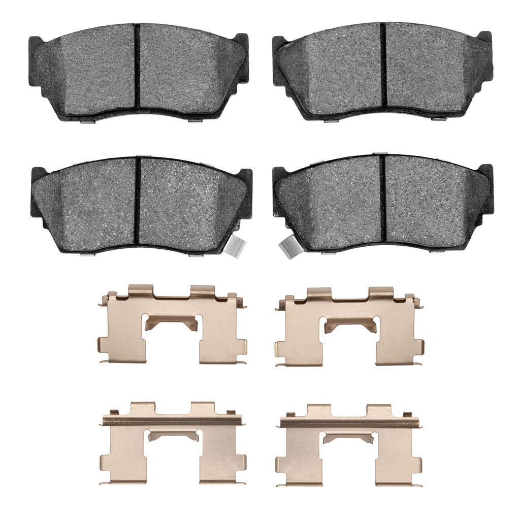 Dynamic Friction 1551-0510-01 - 5000 Advanced Semi Metallic Brake Pads With Hardware