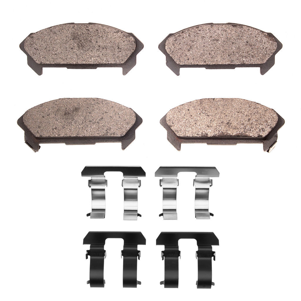 Dynamic Friction 1551-0515-01 - 5000 Advanced Semi Metallic Brake Pads With Hardware