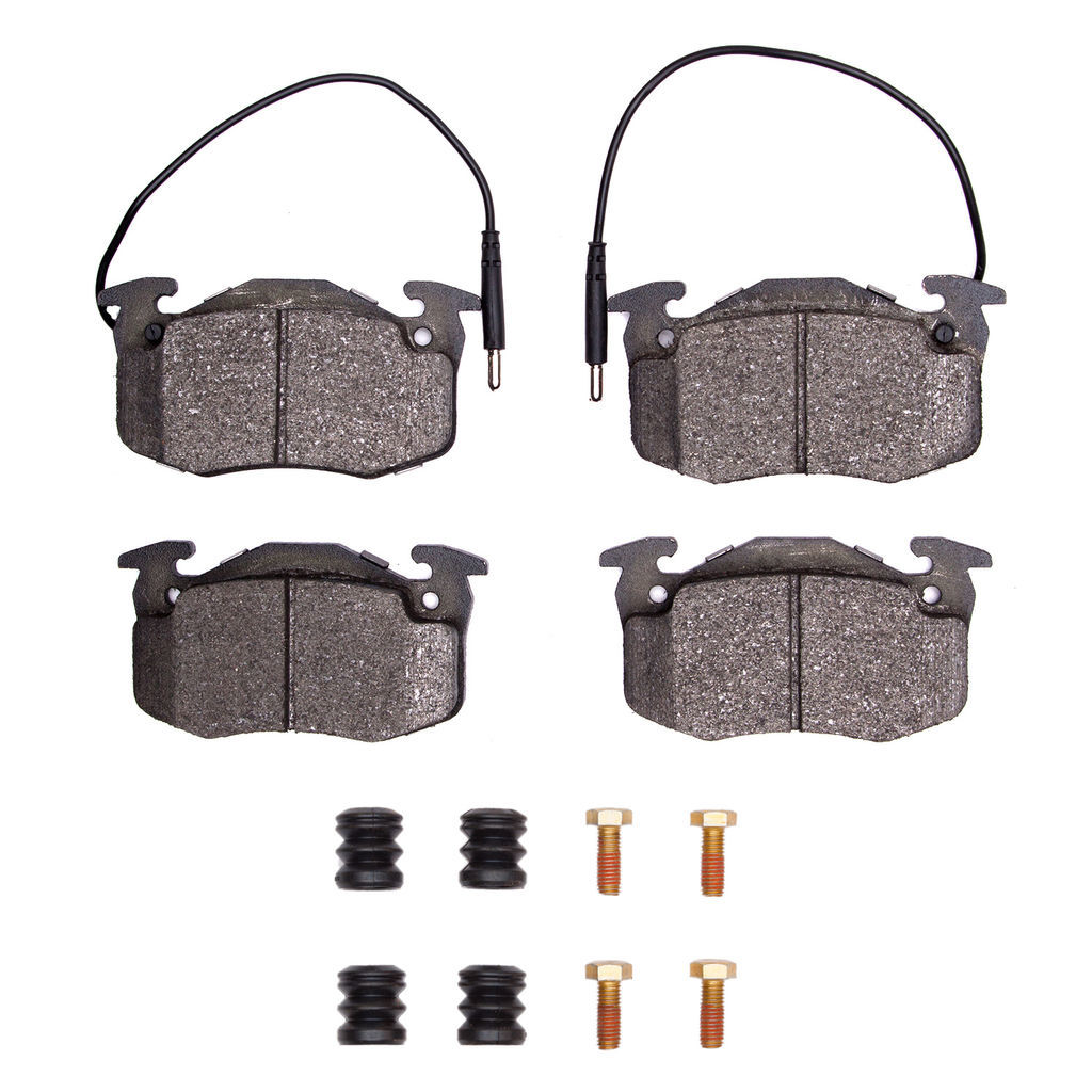 Dynamic Friction 1551-0516-02 - 5000 Advanced Semi Metallic Brake Pads With Hardware