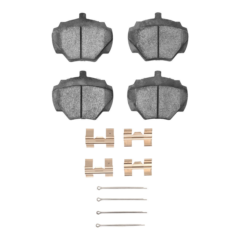 Dynamic Friction 1551-0518-11 - 5000 Advanced Low Metallic Brake Pads With Hardware