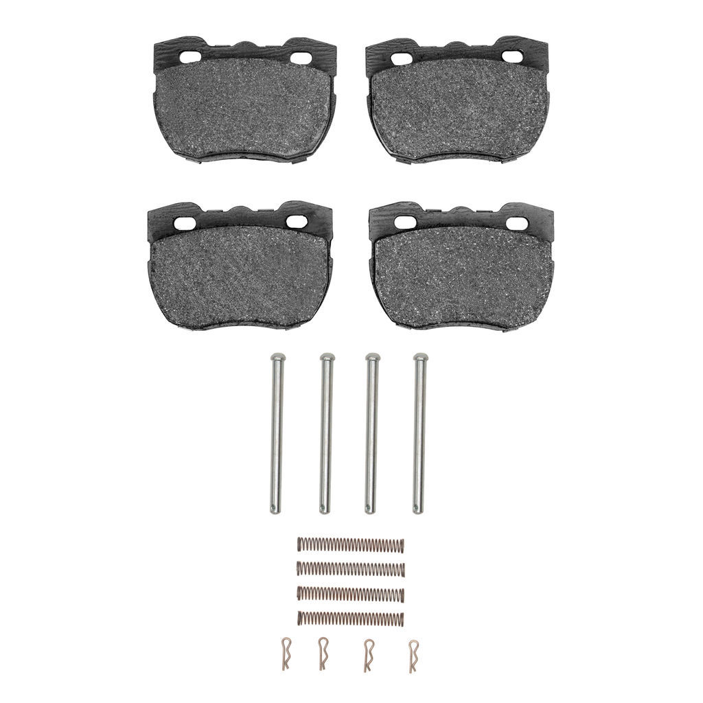 Dynamic Friction 1551-0520-11 - 5000 Advanced Low Metallic Brake Pads With Hardware