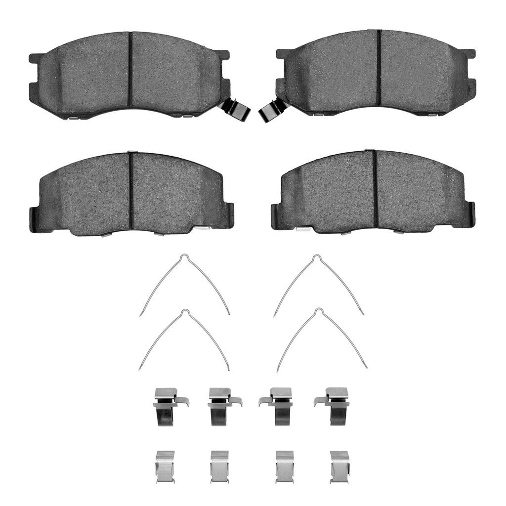 Dynamic Friction 1551-0527-01 - 5000 Advanced Ceramic Brake Pads With Hardware