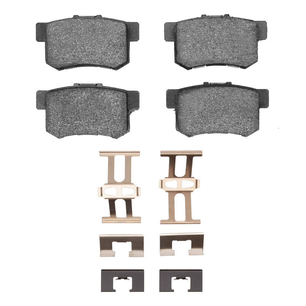 Dynamic Friction 1551-0537-03 - 5000 Advanced Ceramic Brake Pads With Hardware
