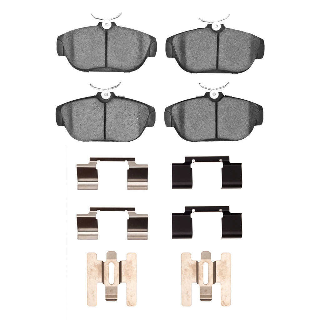 Dynamic Friction 1551-0542-01 - 5000 Advanced Low Metallic Brake Pads With Hardware
