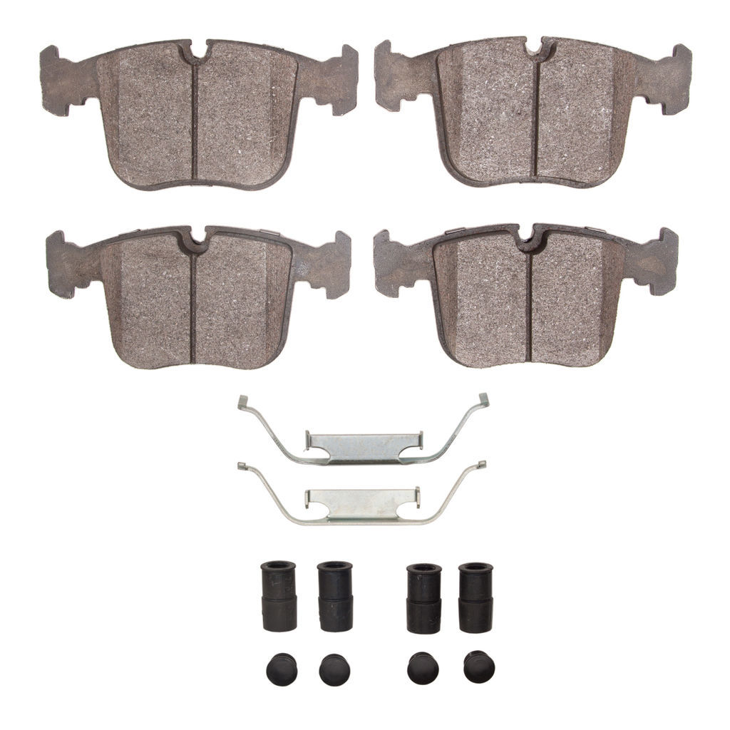 Dynamic Friction 1551-0547-01 - 5000 Advanced Semi Metallic Brake Pads With Hardware