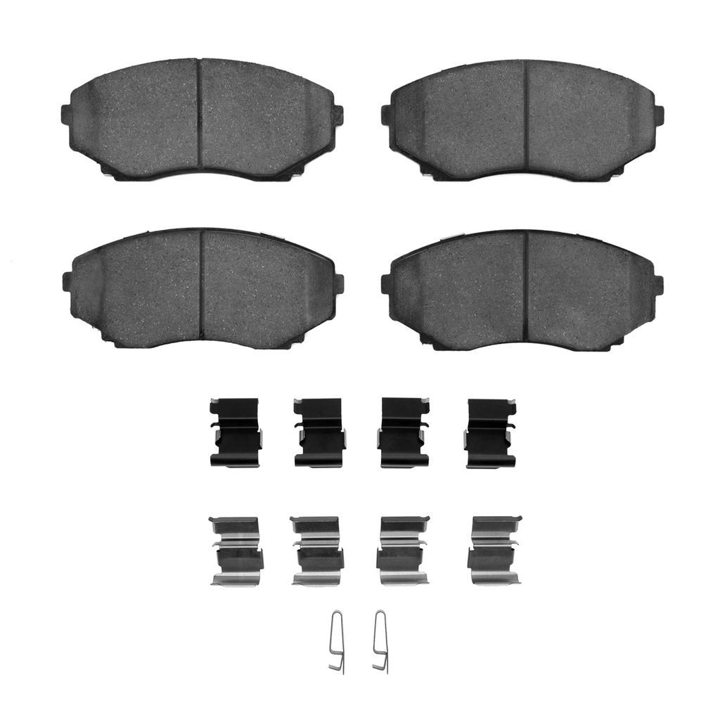 Dynamic Friction 1551-0551-01 - 5000 Advanced Ceramic Brake Pads With Hardware