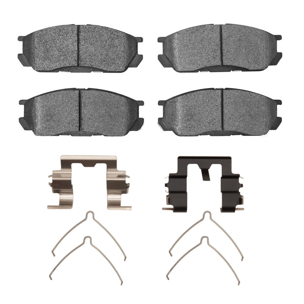 Dynamic Friction 1551-0552-01 - 5000 Advanced Ceramic Brake Pads With Hardware