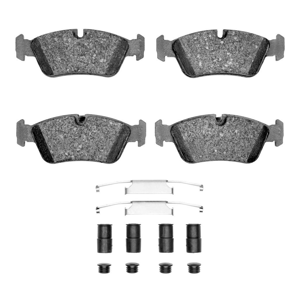 Dynamic Friction 1551-0558-02 - 5000 Advanced Low Metallic Brake Pads With Hardware