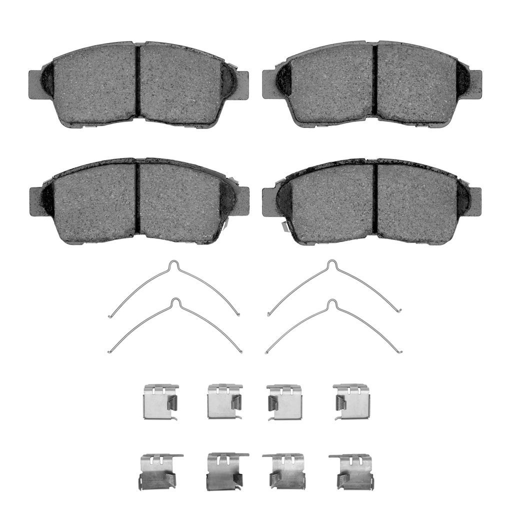 Dynamic Friction 1551-0562-01 - 5000 Advanced Ceramic Brake Pads With Hardware