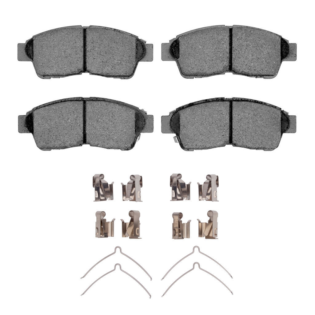 Dynamic Friction 1551-0562-02 - 5000 Advanced Ceramic Brake Pads With Hardware