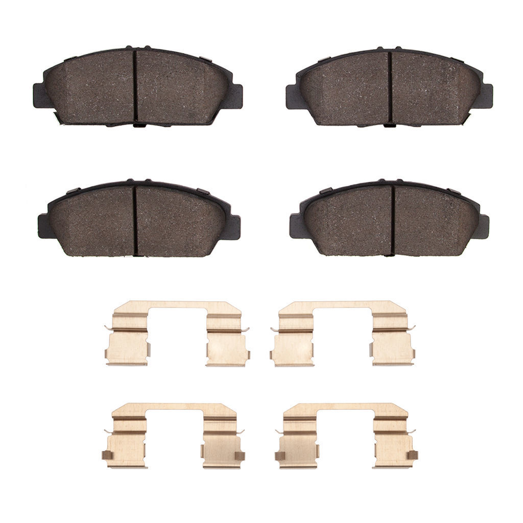 Dynamic Friction 1551-0568-01 - 5000 Advanced Ceramic Brake Pads With Hardware