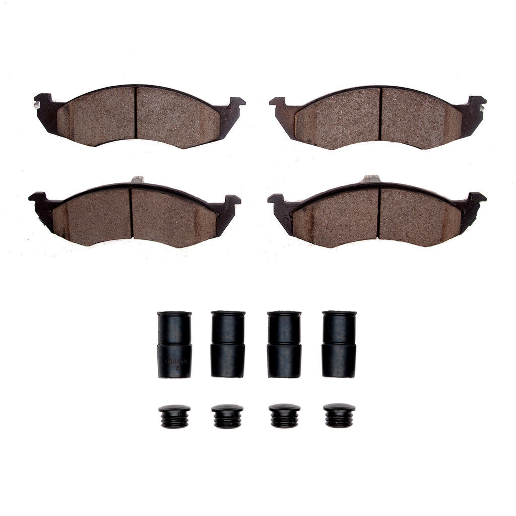 Dynamic Friction 1551-0576-01 - 5000 Advanced Ceramic Brake Pads With Hardware
