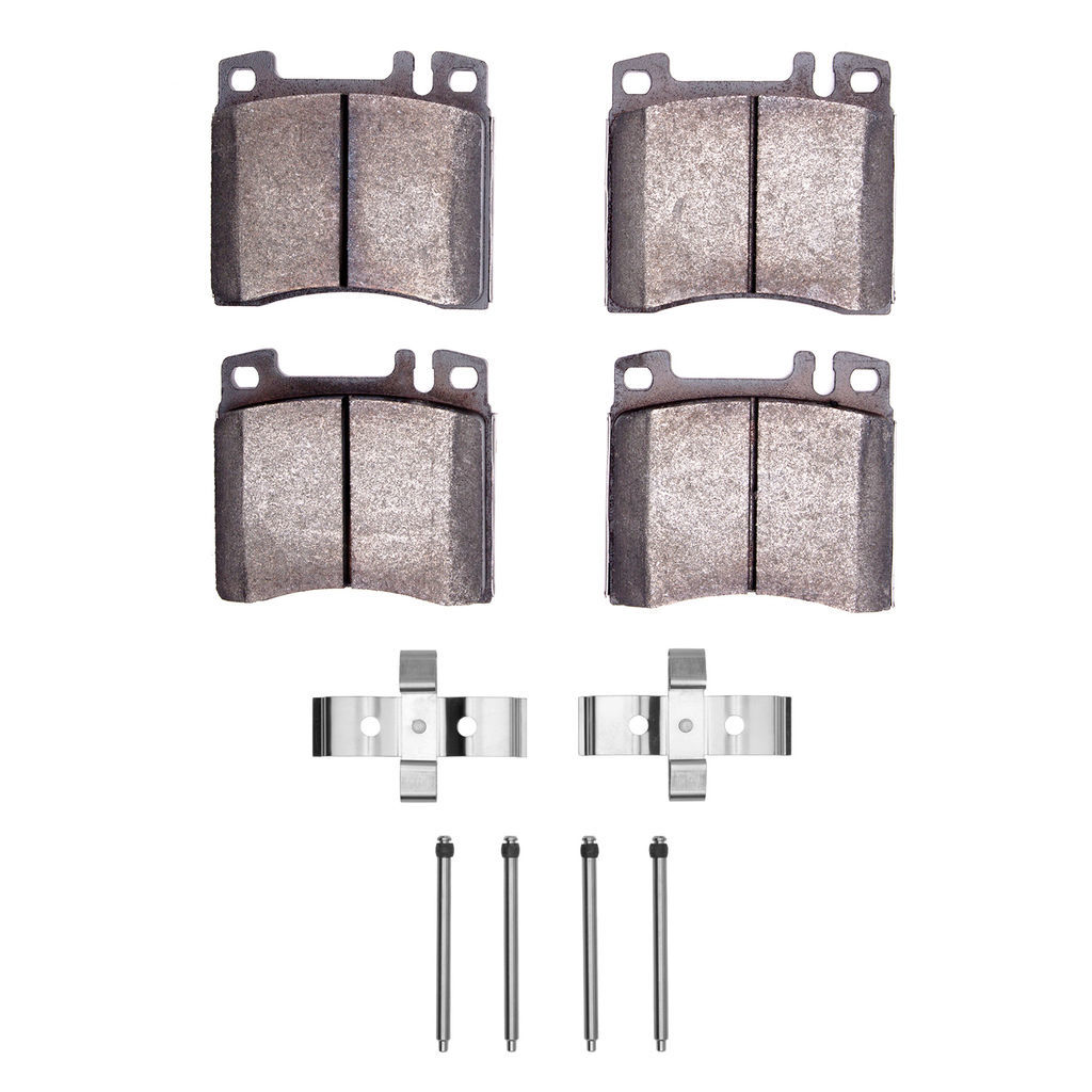 Dynamic Friction 1551-0578-01 - 5000 Advanced Semi Metallic Brake Pads With Hardware