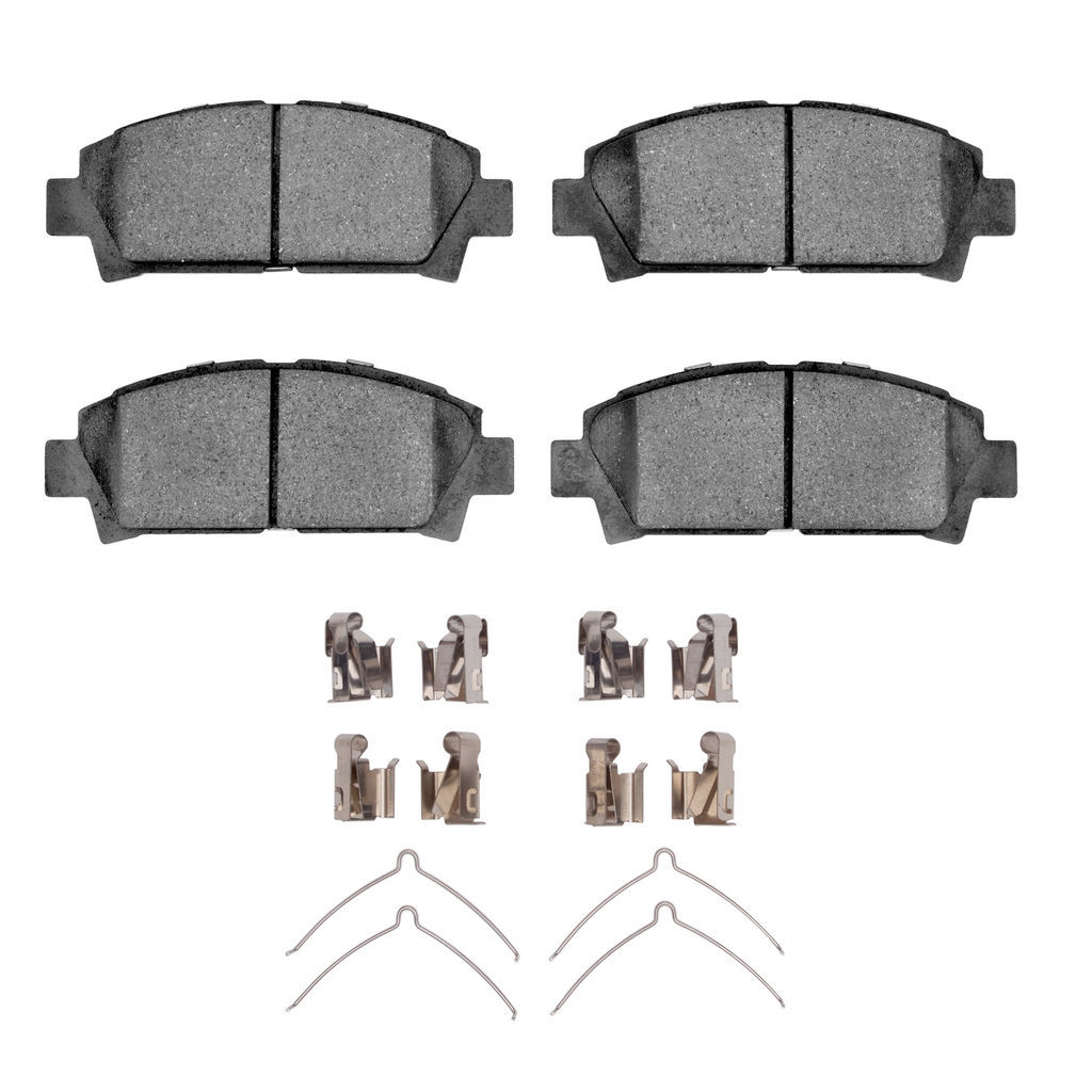 Dynamic Friction 1551-0582-01 - 5000 Advanced Semi Metallic Brake Pads With Hardware