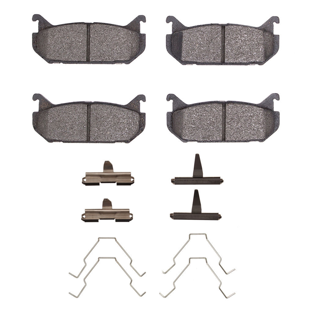Dynamic Friction 1551-0584-01 - 5000 Advanced Ceramic Brake Pads With Hardware