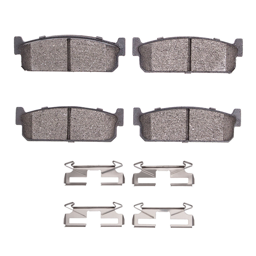 Dynamic Friction 1551-0588-02 - 5000 Advanced Ceramic Brake Pads With Hardware
